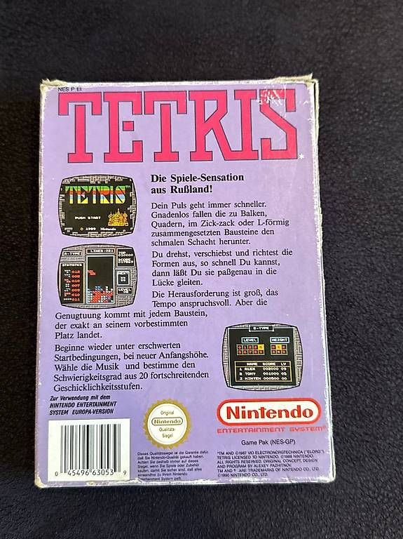 Giochi: Nintendo NES Classic / Tetris / Game OVP CIB – Usato da Dulliken venduto da Howdah 1