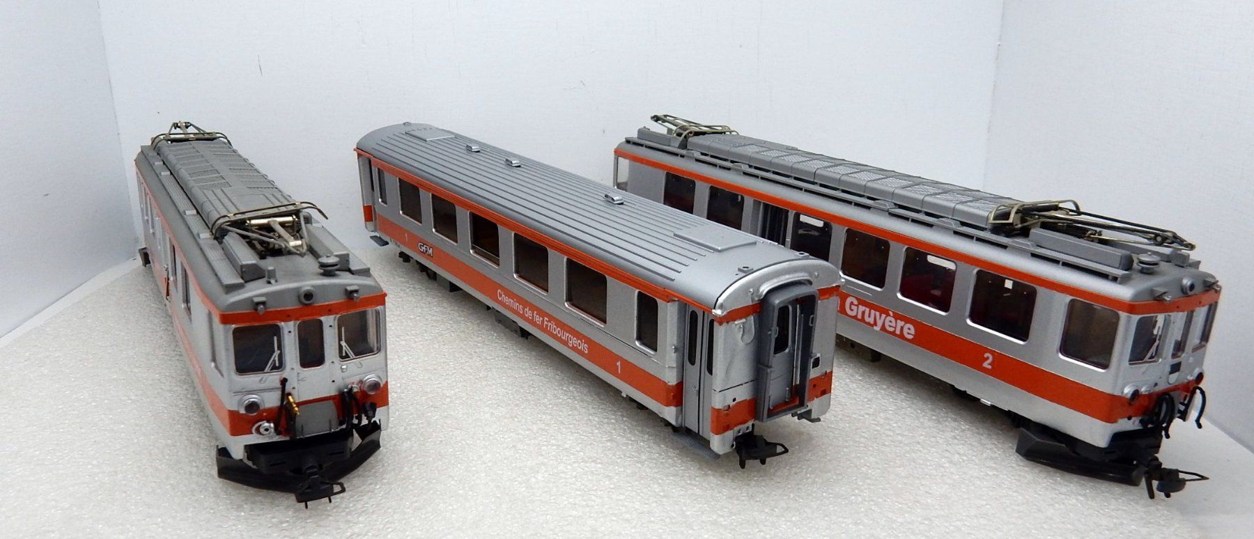 Bemo Trains électriques: Hom- Bemo  - "GFM"  Rame  Réversible de 3 éléments – D'occasion à Locarno par Gudrun2 3