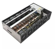 Mining Rig Gehäuse für 12 GPUs
