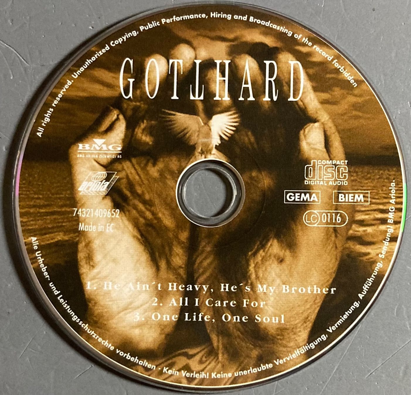 CDs: GOTHARD - HE AIN'T HEAVY.... – D'occasion à Poliez-Pittet par Newtown-Records 1
