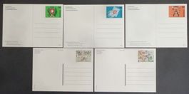 SUISSE: Des entiers postaux * des années 1984–1991