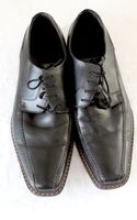 Herren-Businessschuhe, Leder, schwarz,  Gr. 42