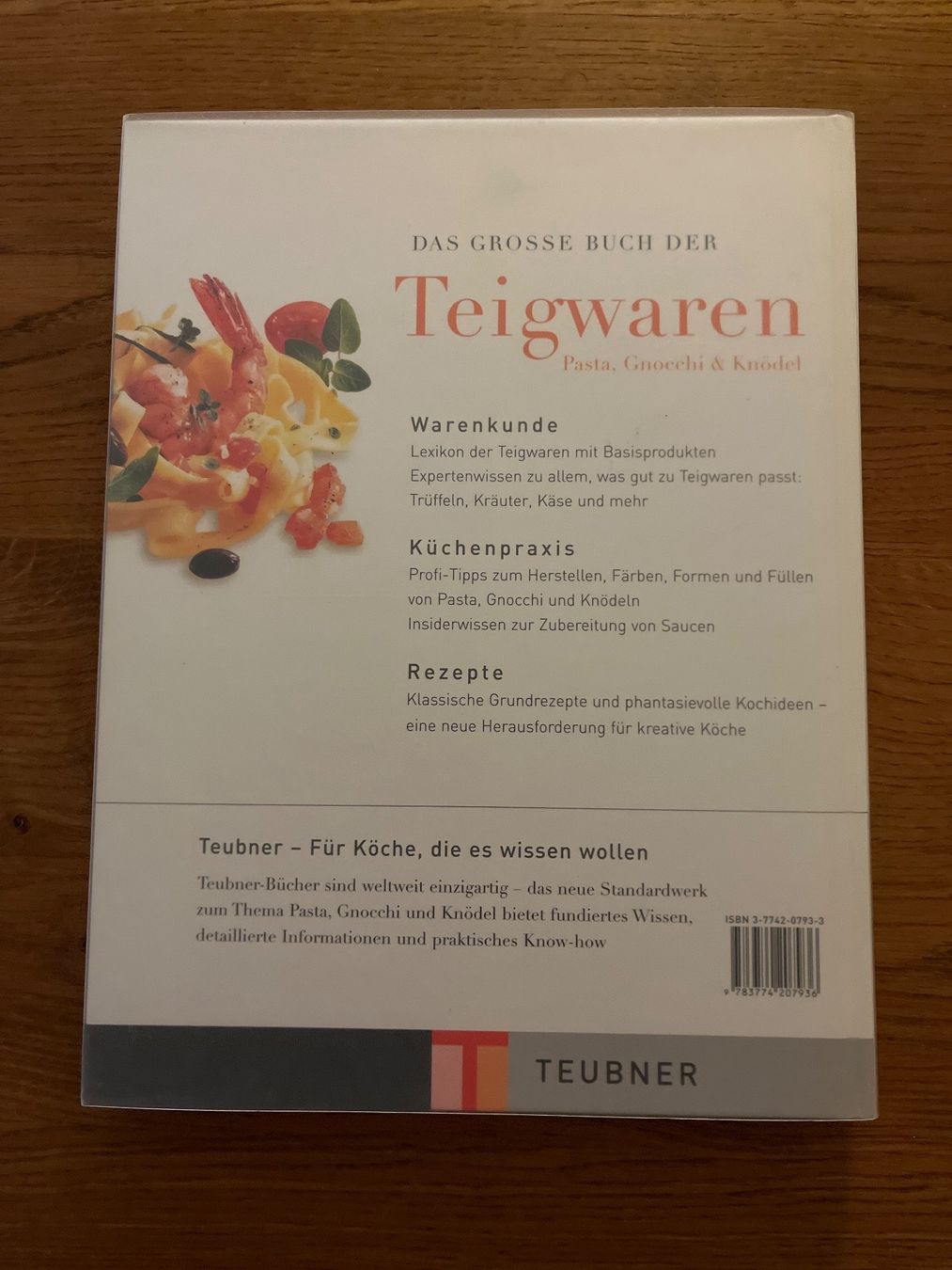 Libri: Das grosse Buch der Teigwaren. Teubner Edition – Usato da Seuzach venduto da laj_p6gj 1