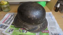 Luftschutz Stahlhelm M38 "Gladiator" 3-Teilig