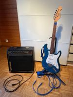 Kitty Hawk Junior Pro Röhrenverstärker mit E-Gitarre Alba