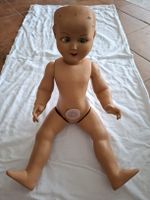 Antike Puppe mit Augenmechanismus ohne Haare