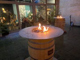 Barrica Gasfeuer, Fass Feuer Typ 3 für Propangas Betrieb