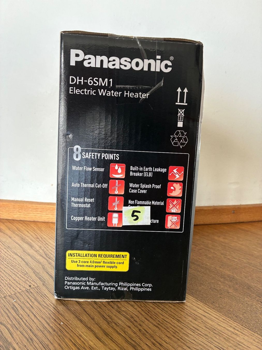 Sanitari: Panasonic - Chauffe-eau électrique - DH-6SM1 - NEUF – Nuovo e nell'imballaggio originale da Herrliberg venduto da BOULBADI 4