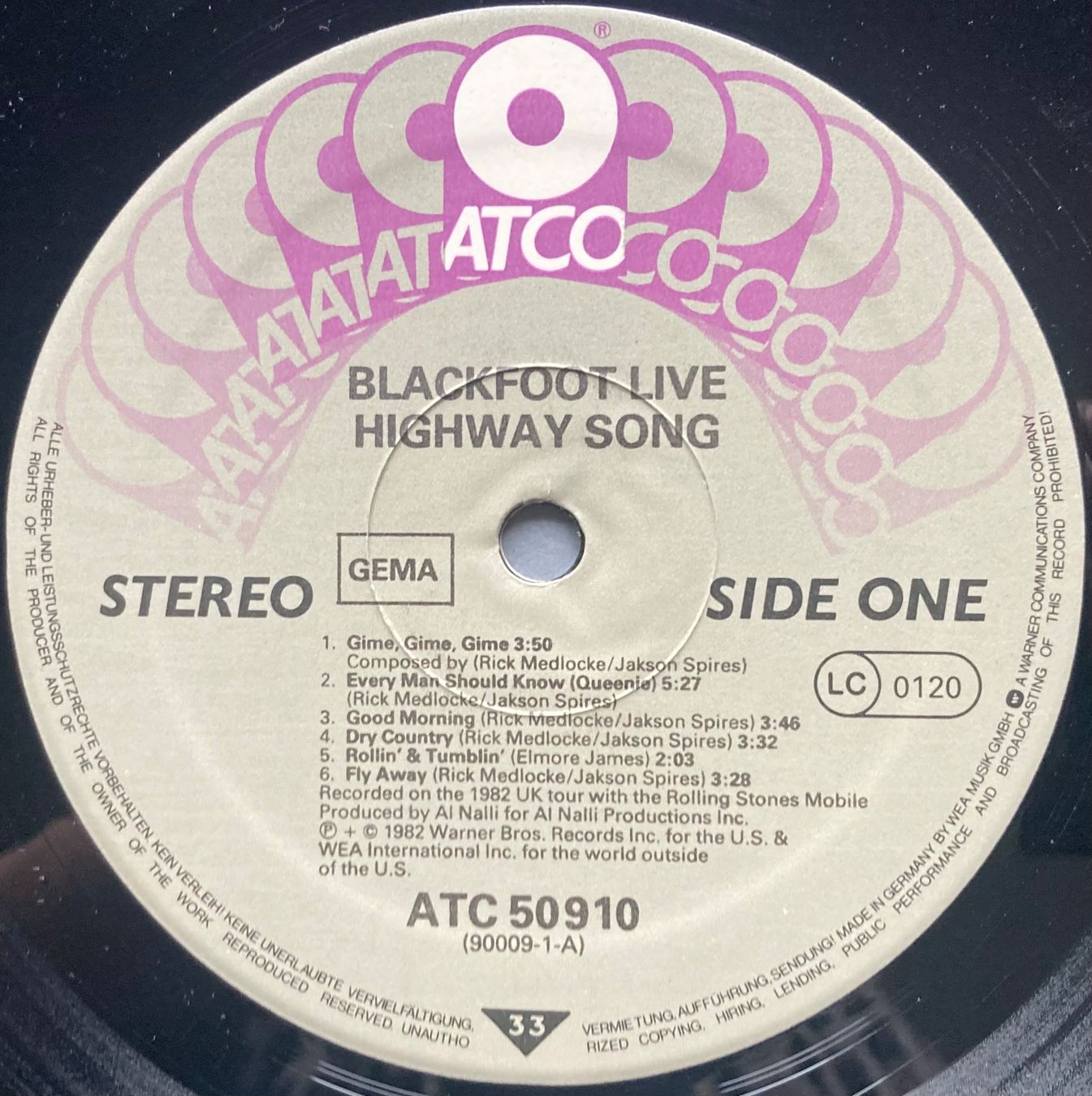 Dischi in vinile: BLACKFOOT - HIGHWAY SONG LIVE – Usato da Poliez-Pittet venduto da Newtown-Records 2