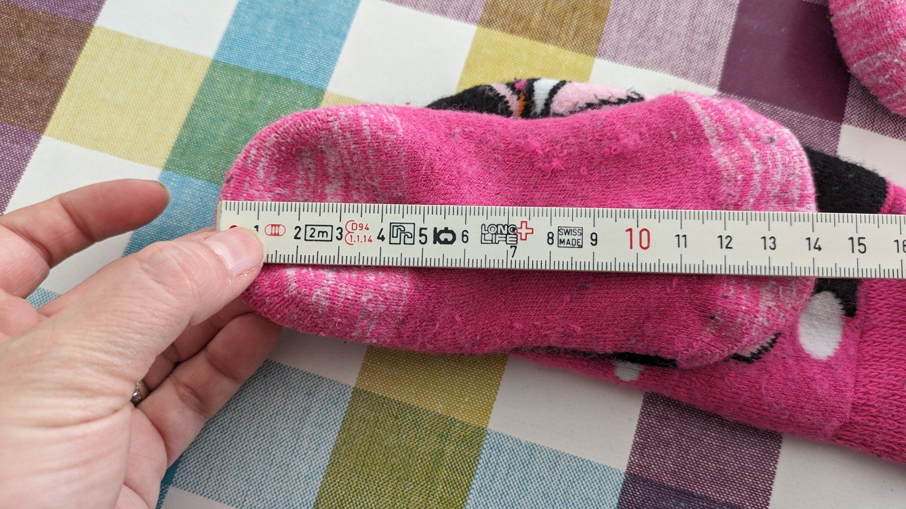 Socken für Kinder: Süsse Skisocken mit Pinguin - pink – Gebraucht aus Staufen von Fleby84 4