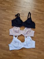 Lot de 3 soutiens-gorge taille 100C noir beige blanc