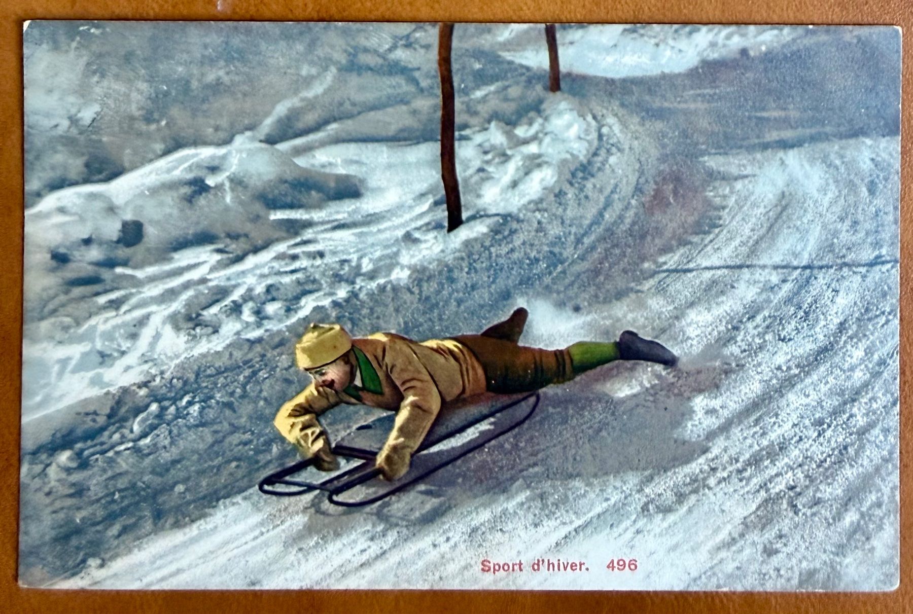 Cartoline postali: Schlittenfahrer - Antik – Usato da Lutry venduto da Ediego