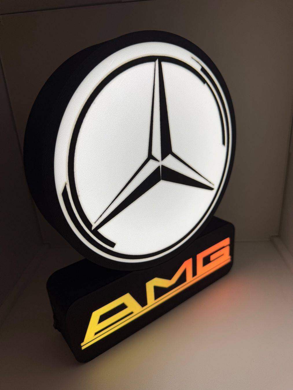 Lampen: Lightbox lampe led Mercedes AMG rechargeable – Neu (gemäss Beschreibung) aus Vicques von PAMB3D 5
