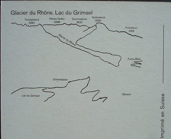 Ansichtskarten: GLETSCH Rhonegletscher - Lac du Grimsel – Neu (gemäss Beschreibung) aus Jona von philajona 1