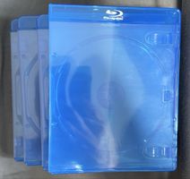 5x leere Blu-ray Cases / Hüllen – 3x breit + 2x schmal – neu