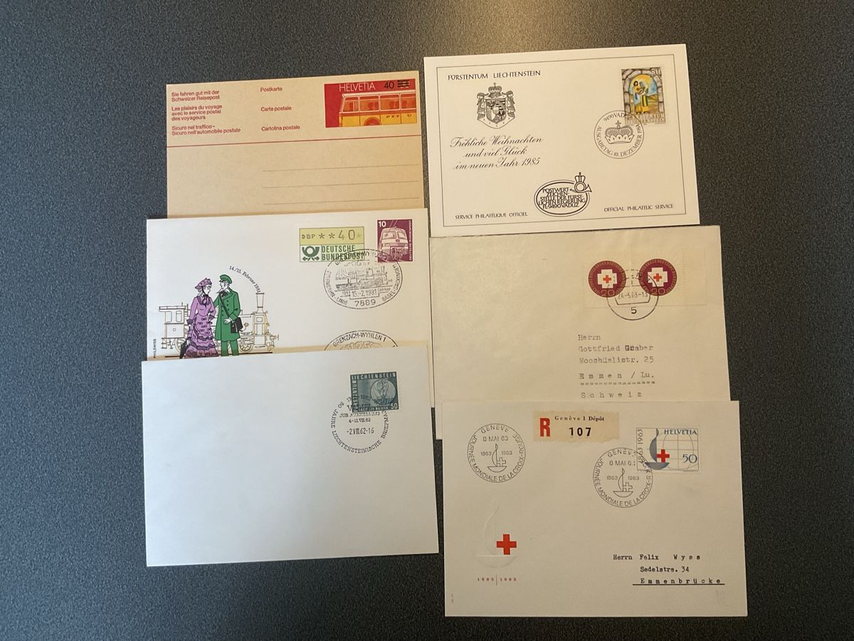 Tutti i francobolli: Alte Briefe, Couverts, Postkarten - Sammlung Schweiz Top! – Usato da Buchs ZH venduto da Obstgarten78 4