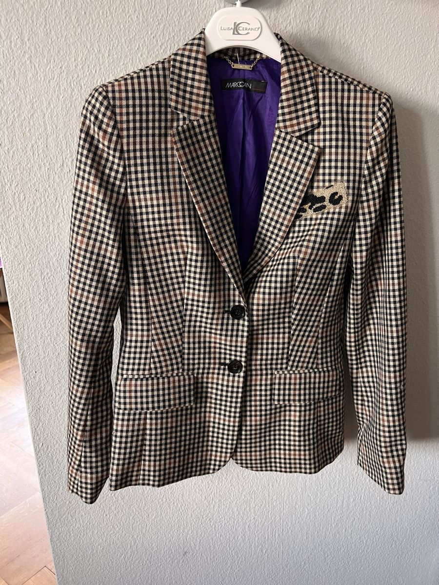 Marc Cain Jacken: Blazer Marc Cain, Gr. 36, kariert  – Gebraucht aus Solothurn von Brini06