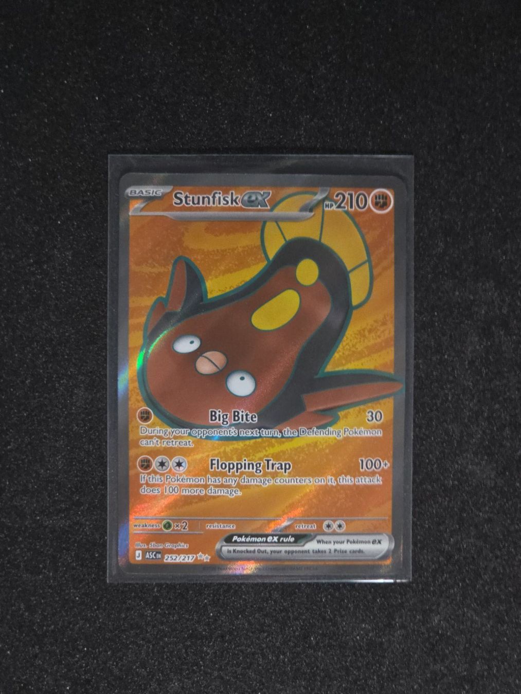 Pokémon Carte collezionabili: Stunfisk ex - ASC-252 – Nuovo (secondo la descrizione) da St. Gallen venduto da CardZelo