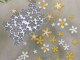 Stanzschablone Nr. 297, Blumen (Sizzix geeignet)