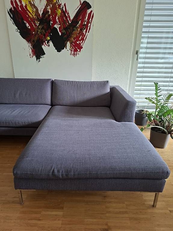 Sofas: Sofa mit Chaiselounge in grau – Gebraucht aus Zürich von Swisswell49 3