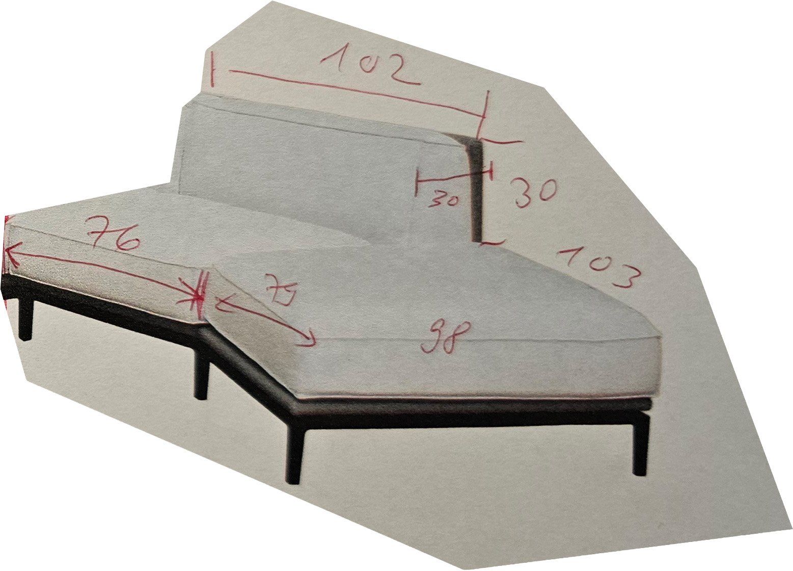Divani: Sunbrella Lounge Sitz Bogen Ausstellungsmodel – Usato da Fehraltorf venduto da gartenlounge_ch 3