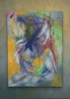 Gemälde " Flügelschlag" handmade 50×70