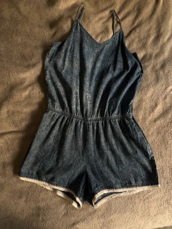 Combinaison d'été en jean - Taille L - Dentelle ☀️