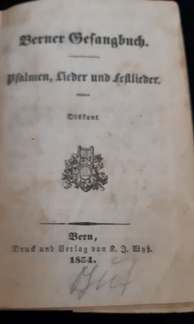 Livres: Antikes Berner Gesangs-Buch von 1854 – D'occasion à Möhlin par kur_jk78