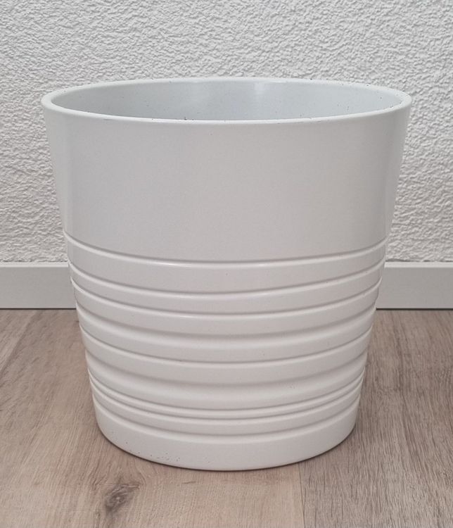Pflanze. Übertopf D=22 (weiss) Kaufen auf Ricardo