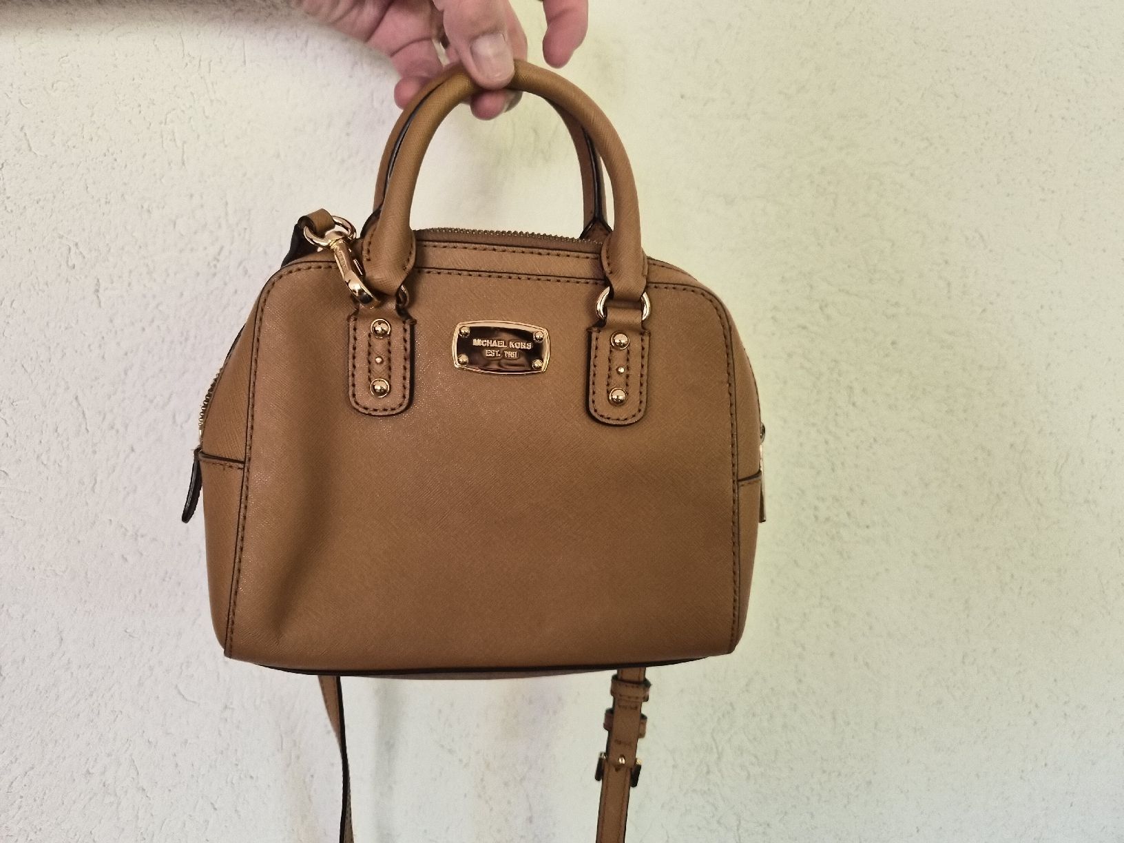 Michael Kors Borse da donna: Michael Kors bags - navy & brown leather, elegant & compact – Usato da Küttigen venduto da yingli 4