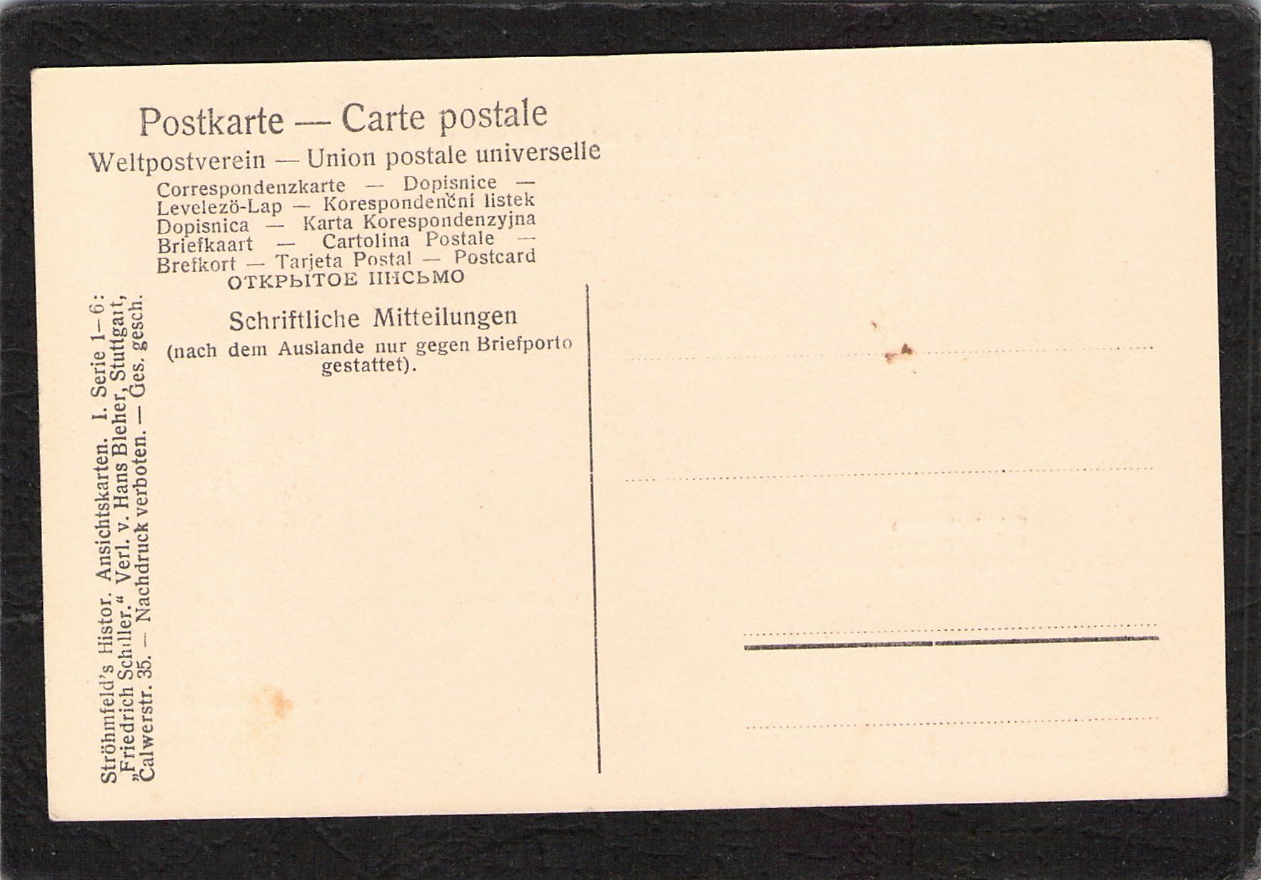 Cartoline postali: Jub. Friederich Schiller , Uri , Willhelm Tell – Usato da Reichenburg venduto da Pipo-67 1