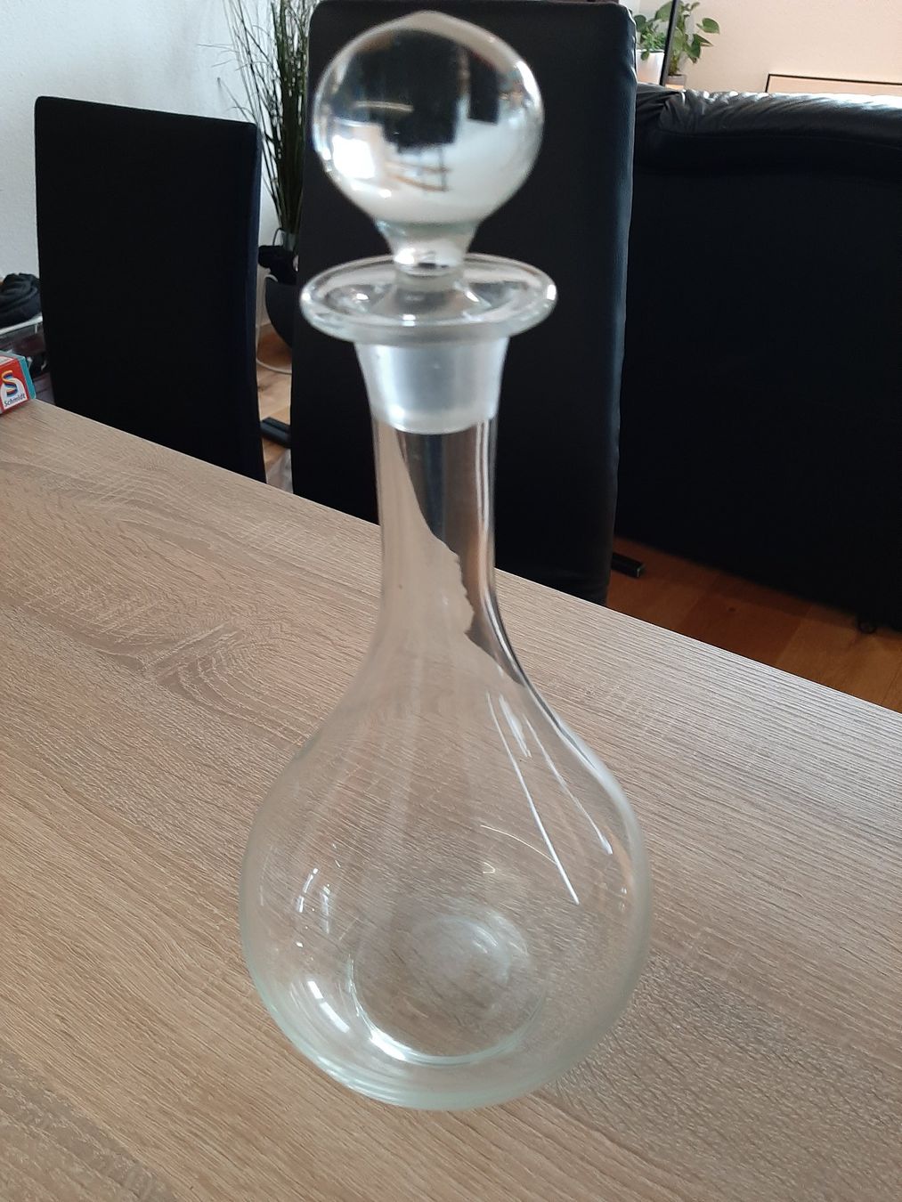 Caraffe: Weinkaraffe mit Glaskappe, ca. 31 cm – Usato da Menziken venduto da Rien1 3