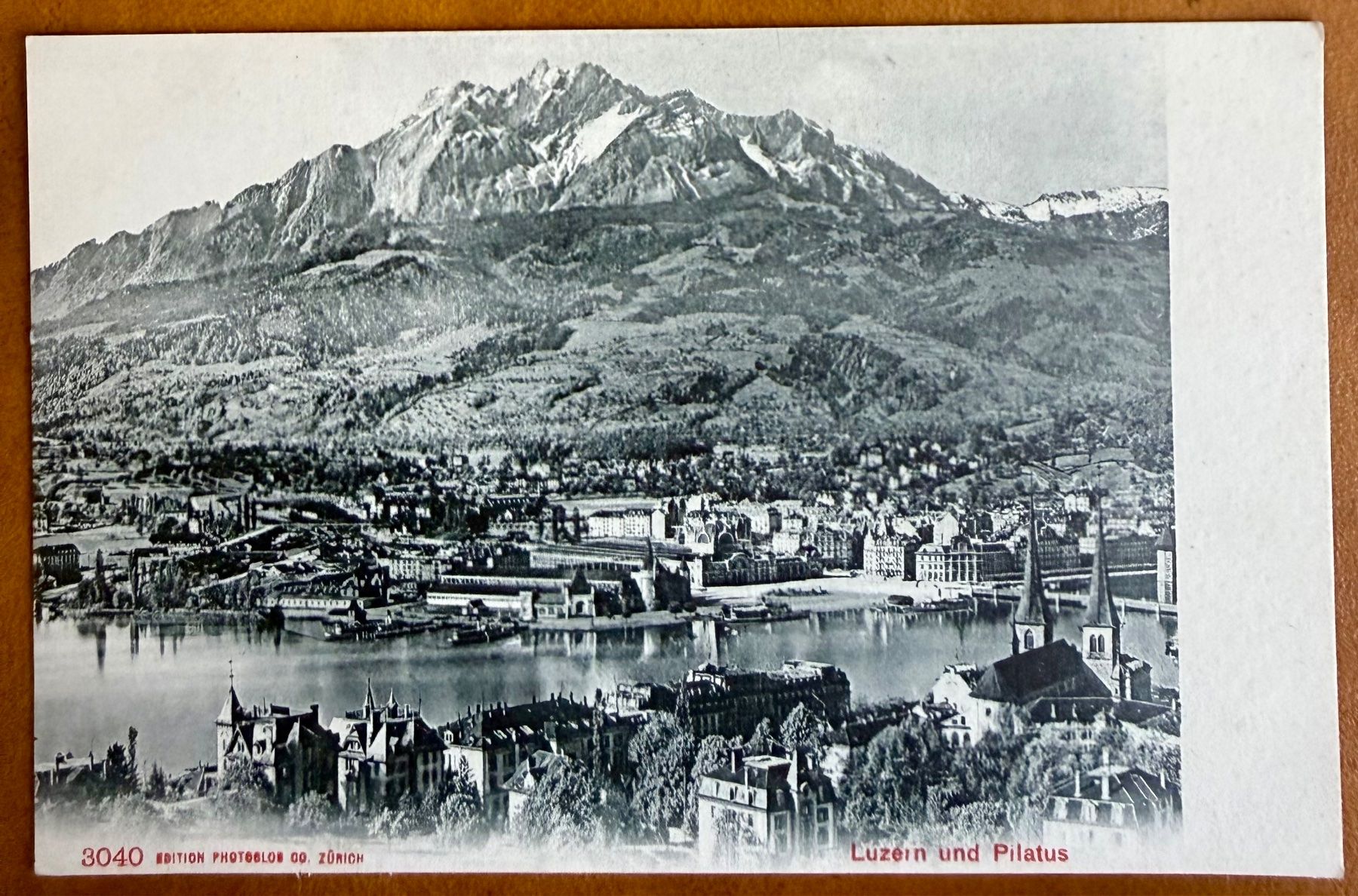 Cartoline postali: AK: Luzern - Panorama – Usato da Lutry venduto da Ediego