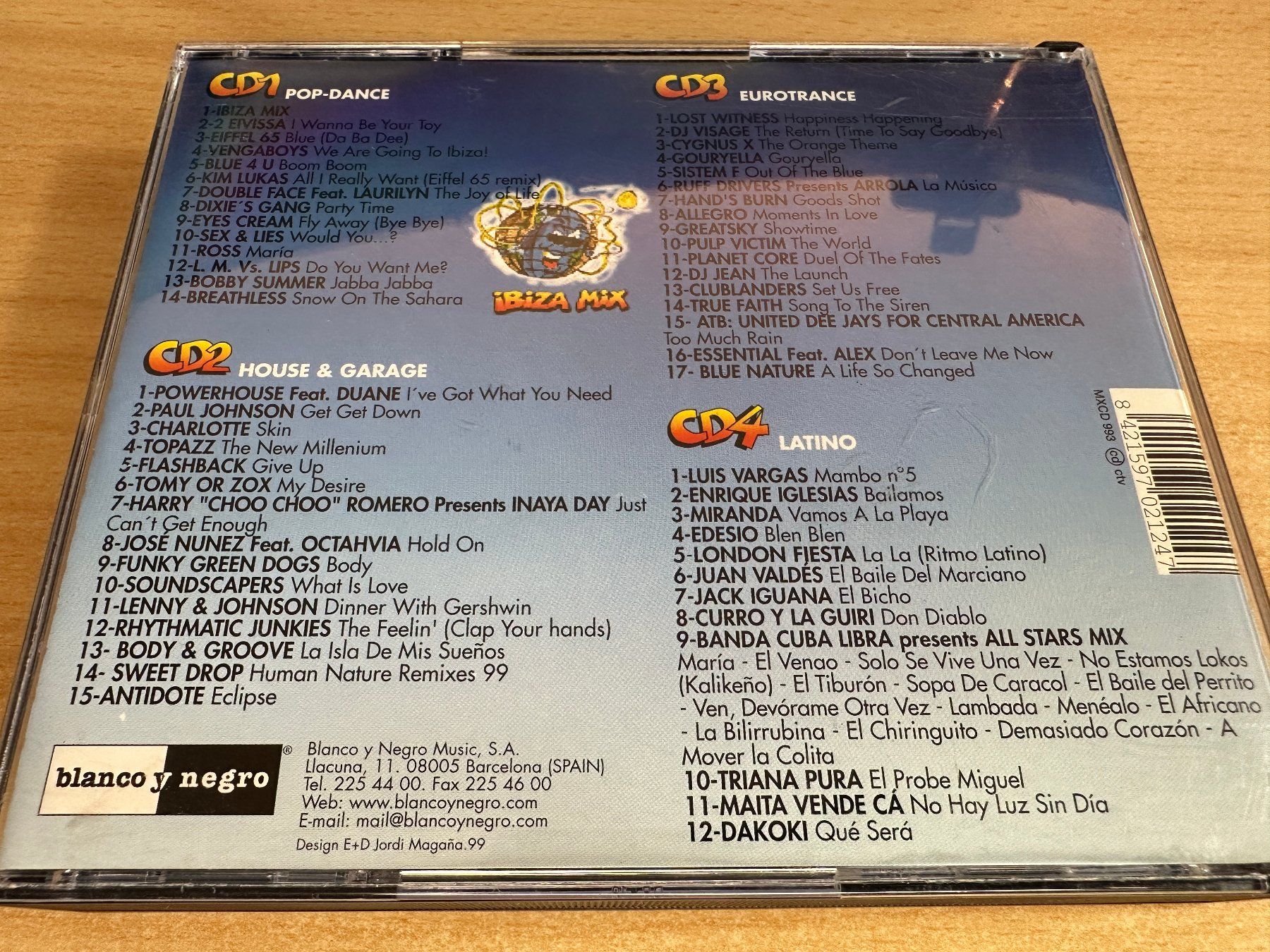 CD: Various – Ibiza Mix 99 - 4 CD – Usato da Rikon im Tösstal venduto da Alpenmutz 1