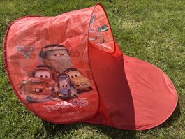 CARS Zelt Wurfzelt Spielzelt Kinderzelt rot Sonnenschutz