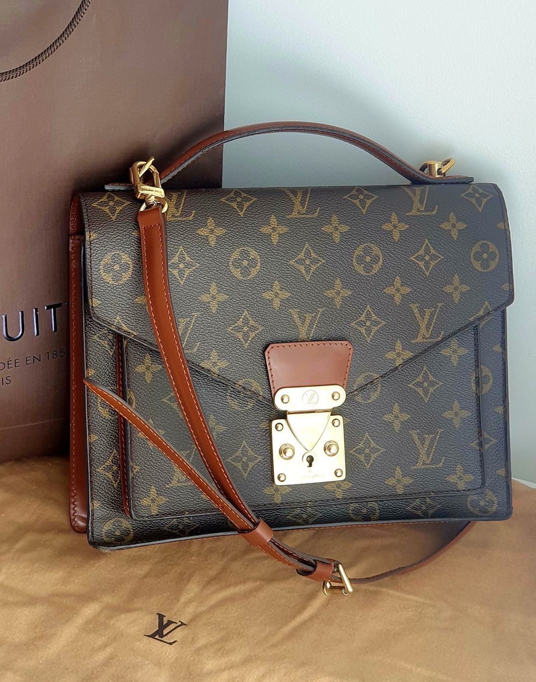 Louis Vuitton Taschen für Damen: Louis Vuitton Monceau 28  Monogram Canvas – Gebraucht aus Niederteufen von Mira_72