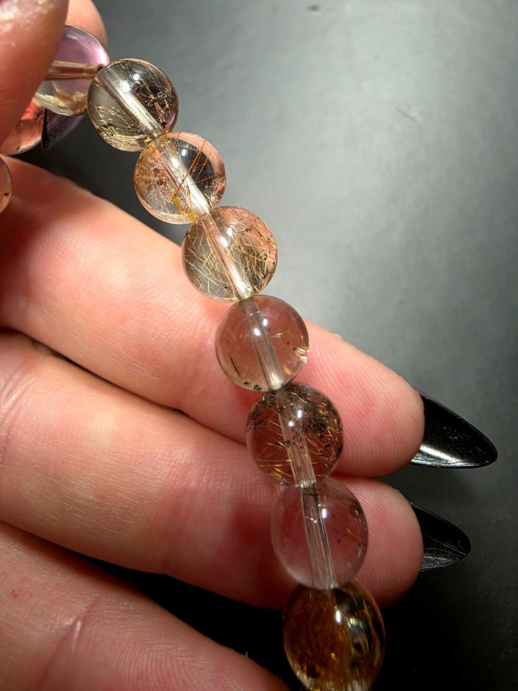 Minerali & Pietre curative: Hochwertiges Rutil Armband – Nuovo (secondo la descrizione) da Matzingen venduto da Shay_Crystalz 1