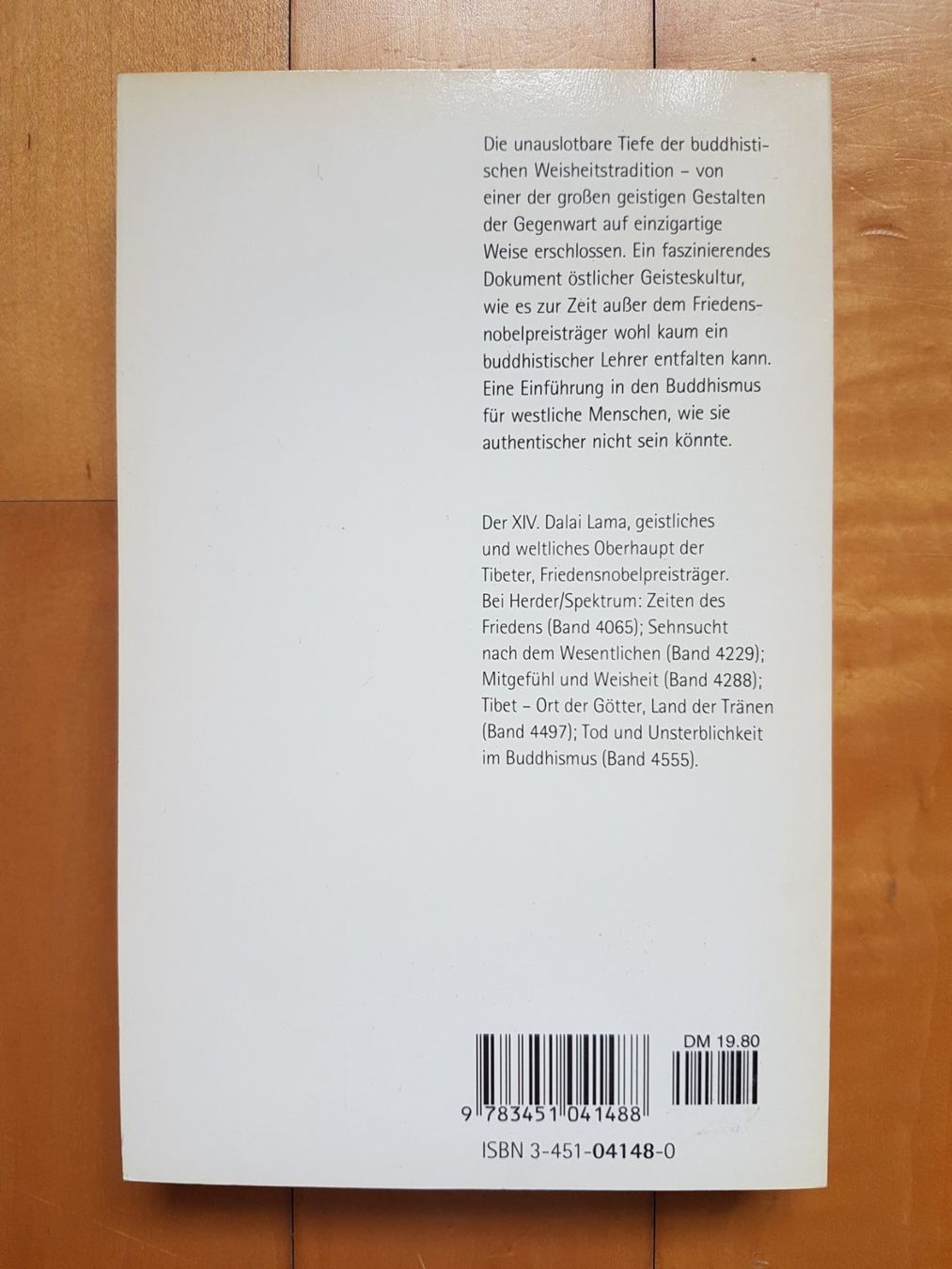 Libri: Dalai Lama - Einführung in den Buddhismus – Usato da Binz venduto da tarkrx 1