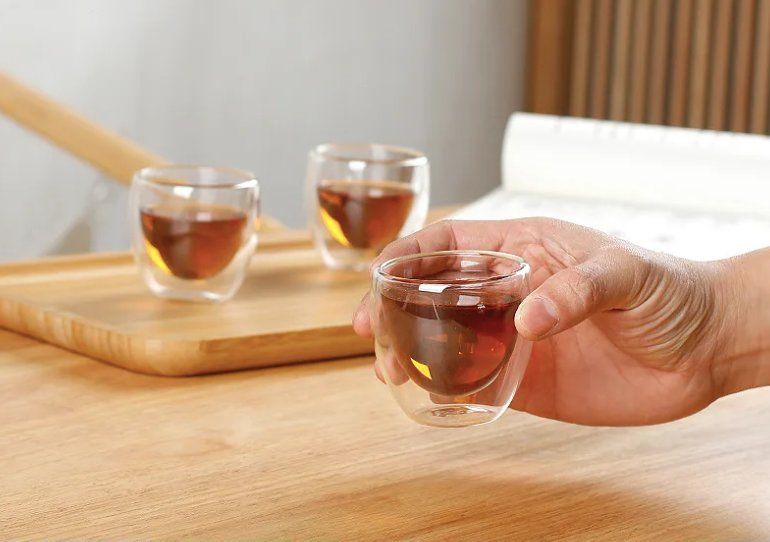 Bicchieri: 6er Set Doppelwandige Gläser 80ml – Nuovo e nell'imballaggio originale da Châtelaine venduto da topshop.switzerland 3
