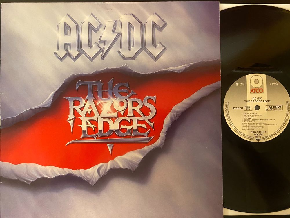 AC/DC – The Razors Edge [LP UK 1990] | Kaufen auf Ricardo