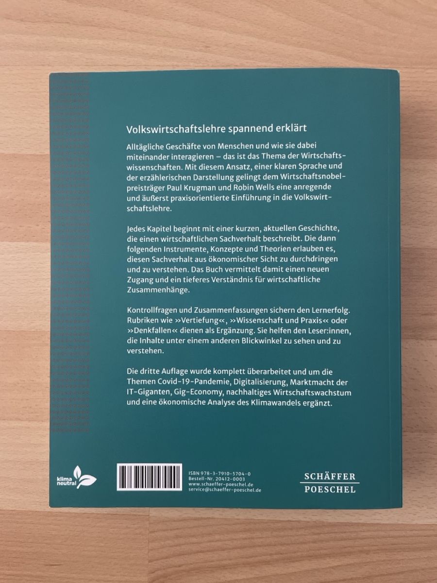 Libri: Volkswirtschaftslehre – Nuovo (secondo la descrizione) da Neuenkirch venduto da leana_gloggner 1