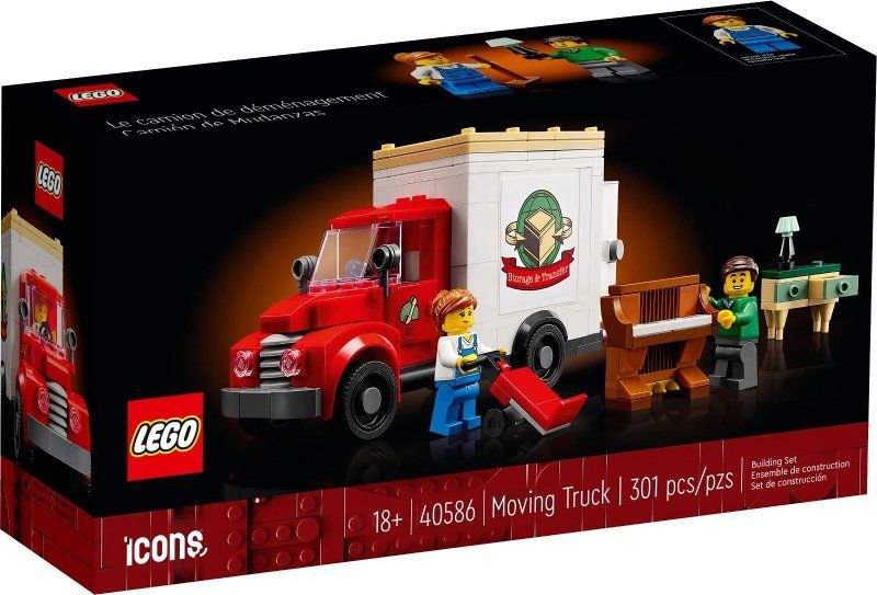 Lego Kit di costruzioni: LEGO icons 40586 Moving Truck – Nuovo e nell'imballaggio originale da Basadingen venduto da NekoBricks