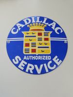 Cadillac Plakette/Werbeschild 
