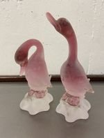 2 Murano Cenedese Glasenten Skulpturen