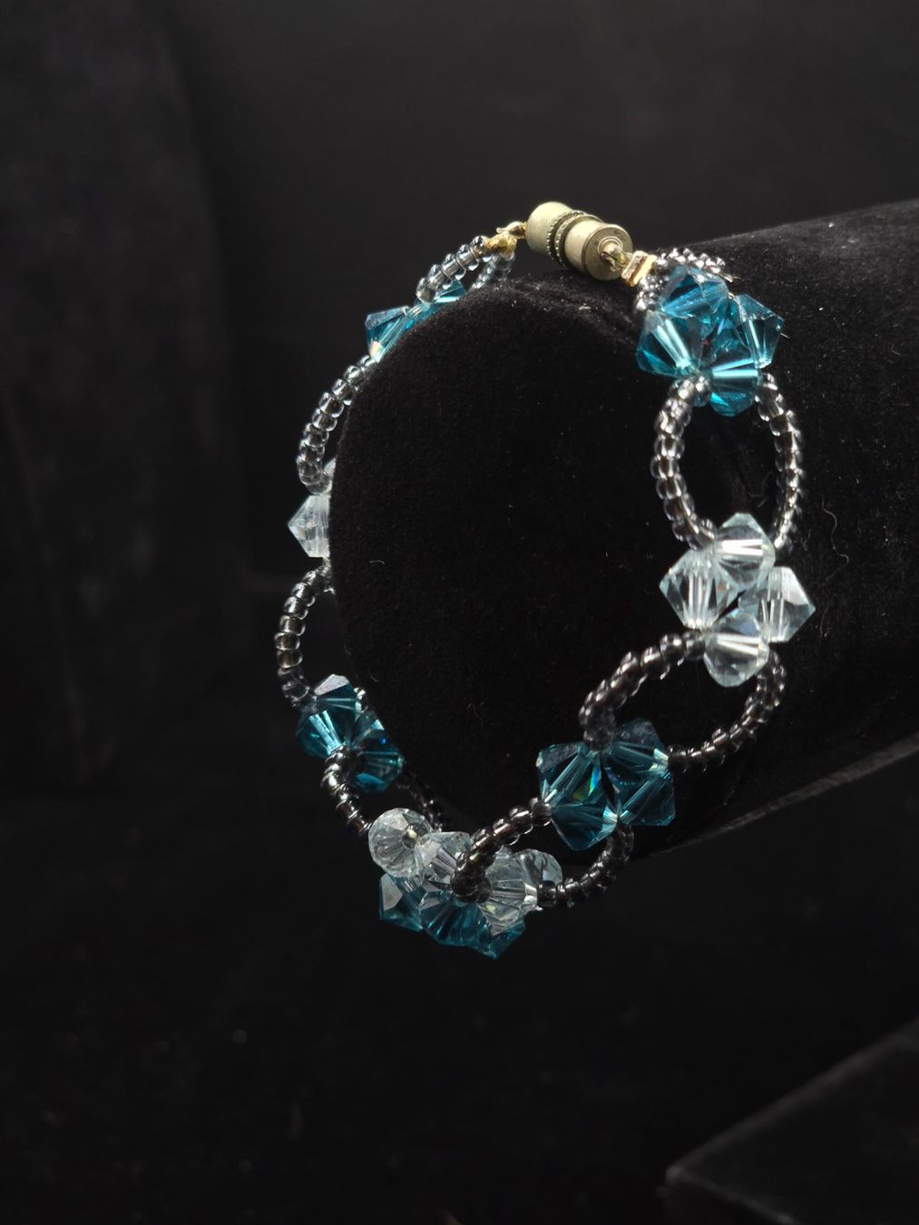 Bracciali & Braccialetti: Armband Aquamarin und Glasperlen – Usato da Rorschacherberg venduto da snOOpydOg11 4
