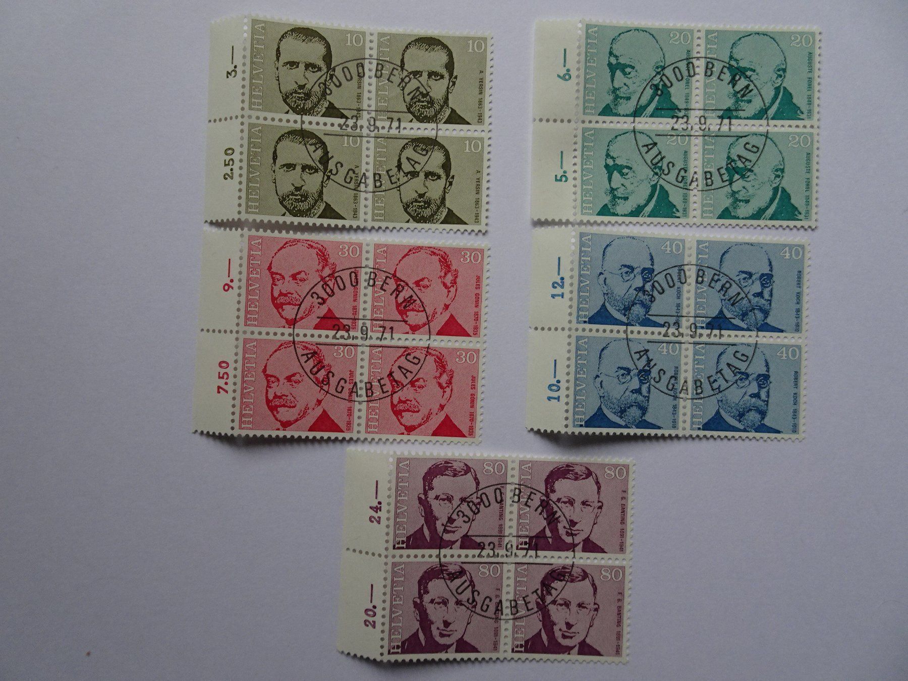 Tutti i francobolli: 1971 – Nuovo (secondo la descrizione) da Aadorf venduto da Chnorli-Furz