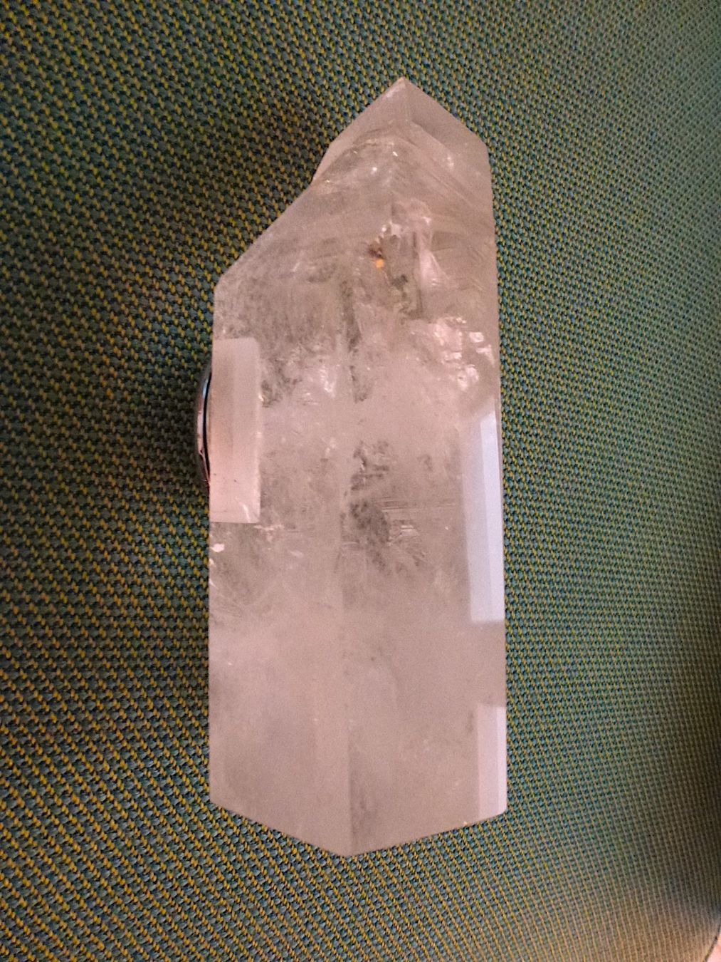 Minerali & Pietre curative: Bergkristall Quarz mit Quartzuhr – Usato da Zürich venduto da Kalla36 1