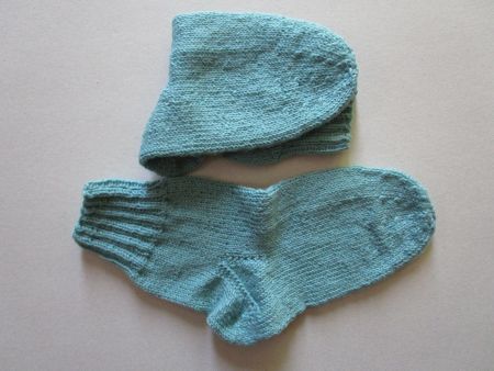 handgestrickte Socken Gr. 37