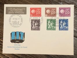 FDC BIT 22.10.1956 - illustriert - selten