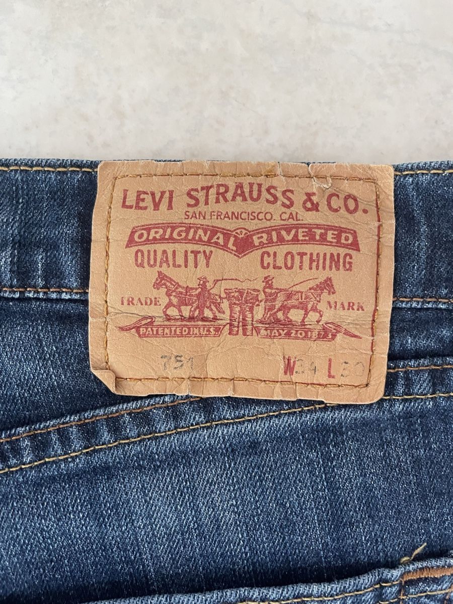 Levi's Jeans: Jeans Levi's 751 Taille 34 30 – Usato da Vallamand venduto da Bricbracbroc82 3